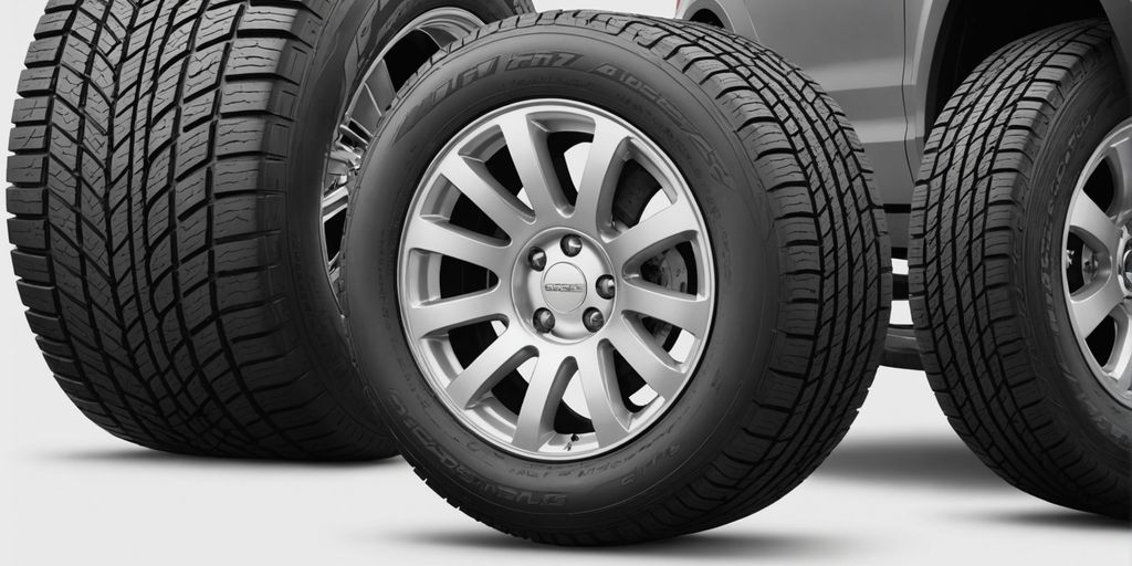 Four different tires for various vehicle types